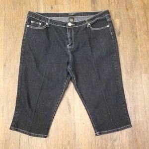 Jamie Nicole Collection Ladies Women Jeans Size 16 Capris